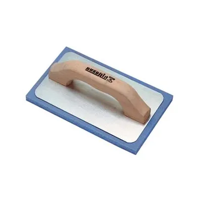 FRATTONE GOMMASPUGNA PER INTONACO BASE ALLUMINIO E MANICO IN LEGNO