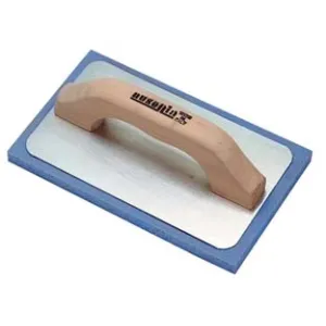 FRATTONE GOMMASPUGNA PER INTONACO BASE ALLUMINIO E MANICO IN LEGNO