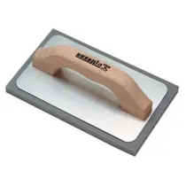 FRATTONE GOMMASPUGNA PER INTONACO BASE ALLUMINIO E MANICO IN LEGNO
