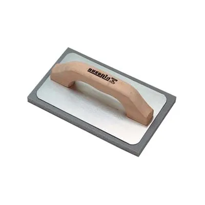 FRATTONE GOMMASPUGNA PER INTONACO BASE ALLUMINIO E MANICO IN LEGNO