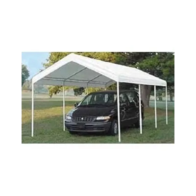 GAZEBO CARPORT SENZA PARETI LATERALI BIANCO