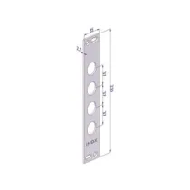 CONTROPIASTRA P/SERRATURE PORTE BLINDATE IN ACCIAIO INOX INT.37 CP2500