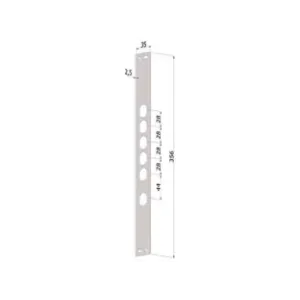CONTROPIASTRA P/SERRATURE PORTE BLINDATE IN ACCIAIO INOX INT.28 CP2530