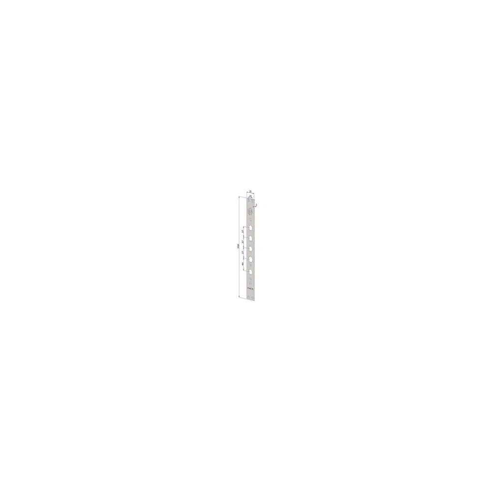 FRONTALE P/SERRATURE PORTE BLINDATE IN ACCIAIO INOX INT.37 FR2530