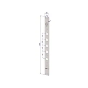 FRONTALE P/SERRATURE PORTE BLINDATE IN ACCIAIO INOX INT.37 FR2530