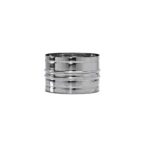 RACCORDO PER TUBO ACCIAIO INOX M/M 304 MONOPARETE SPESSORE MM.0