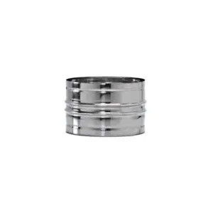 RACCORDO PER TUBO ACCIAIO INOX M/M 304 MONOPARETE SPESSORE MM.0
