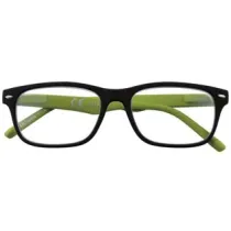 OCCHIALE LETTURA MONTATURA POLICARBONATO NERO/VERDE B3