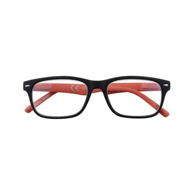 OCCHIALE LETTURA MONTATURA POLICARBONATO NERO/ROSSO B3