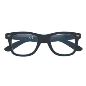 OCCHIALE LETTURA MONTATURA POLICARBONATO NERO SOFT TOUCH PR65