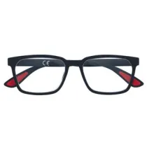 OCCHIALE LETTURA MONTATURA POLICARBONATO NERO SOFT TOUCH PR67