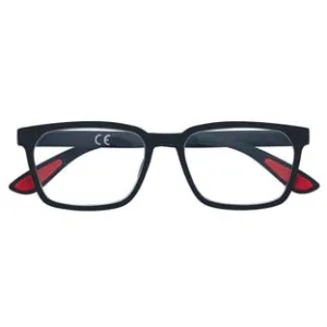 OCCHIALE LETTURA MONTATURA POLICARBONATO NERO SOFT TOUCH PR67