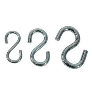 GANCI AD "S" PER CATENE IN ACCIAIO ZINCATO