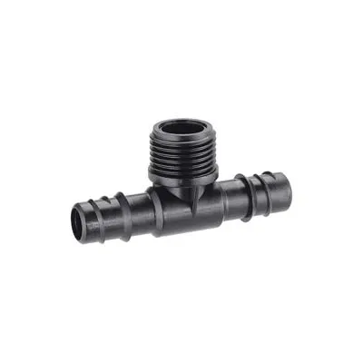 RACCORDO PER MICROIRRIGAZIONE TUBO 1/2" A 3 VIE M 1/2" IN BL. 91072