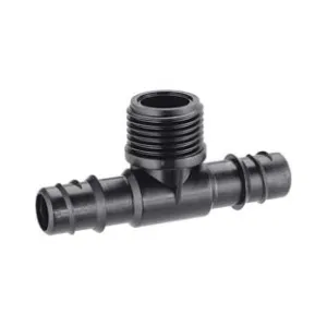 RACCORDO PER MICROIRRIGAZIONE TUBO 1/2" A 3 VIE M 1/2" IN BL. 91072