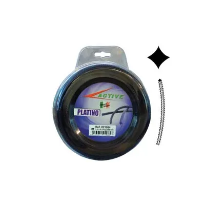 FILO NYLON "PLATINO" SEGHETTATO VIOLA  PER DECESPUGLIATORI