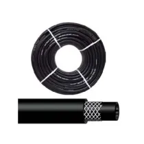 TUBO PER COMPRESSORI IN PVC NERO RINFORZATO