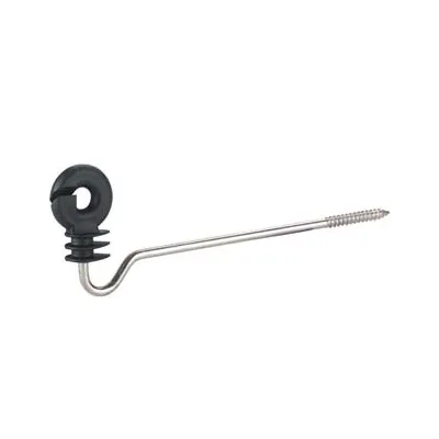 ISOLATORE ELETTRORECINZIONE AD ANELLO CON VITE LUNGA PER LEGNO