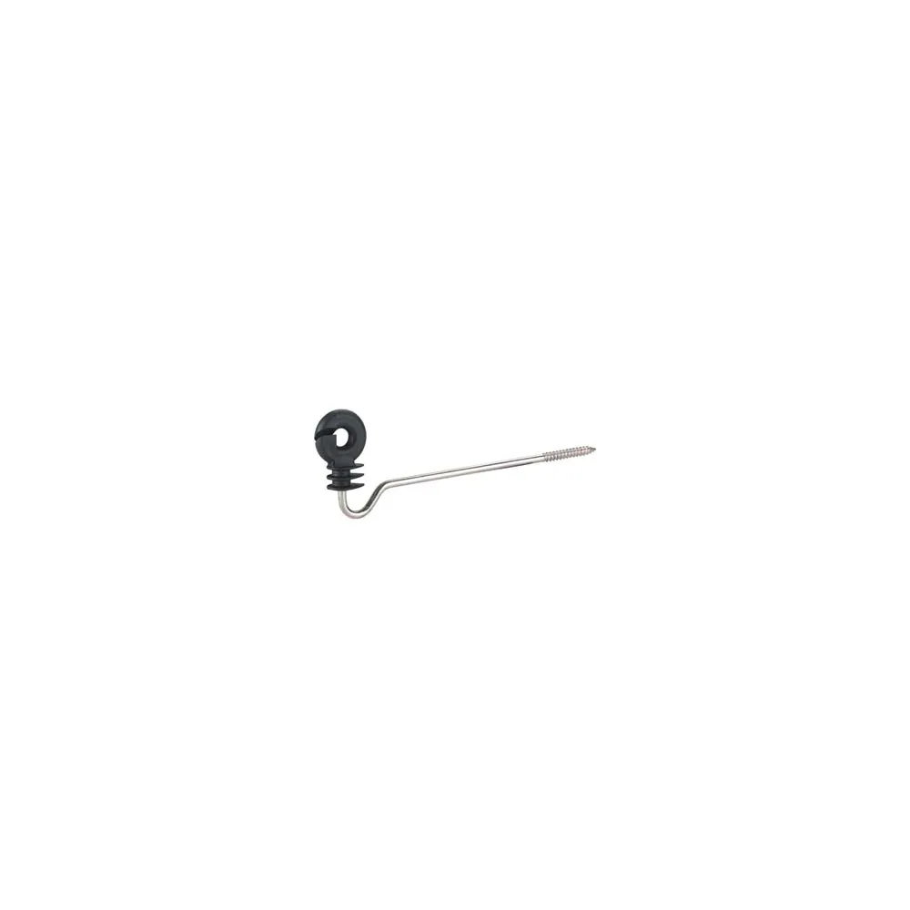 ISOLATORE ELETTRORECINZIONE AD ANELLO CON VITE LUNGA PER LEGNO