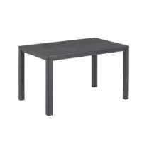 TAVOLO DA GIARDINO "JULIE" WOODLOOK GRAPHITE CM.147x90x75H