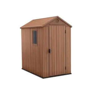 CASETTA DA GIARDINO DARWIN IN EVOTECH+ MARRONE