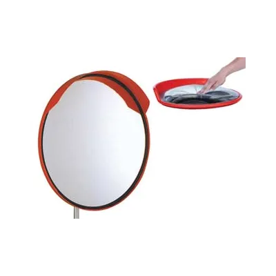SPECCHIO STRADALE PARABOLICO INFRANGIBILE IN POLICARBONATO