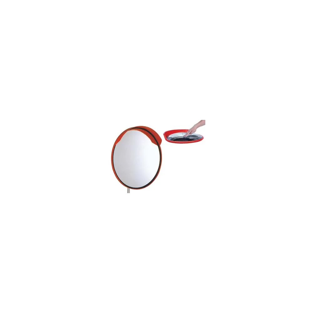 SPECCHIO STRADALE PARABOLICO INFRANGIBILE IN POLICARBONATO