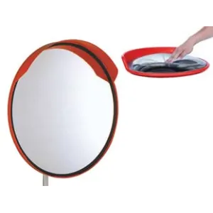 SPECCHIO STRADALE PARABOLICO INFRANGIBILE IN POLICARBONATO