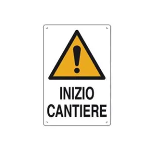 CARTELLO "INIZIO CANTIERE"