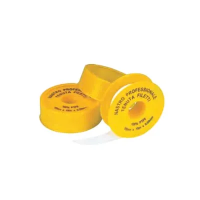 NASTRO TEFLON IN PTFE PROFESSIONALE PER GAS MM.19 MT.15 MM.0