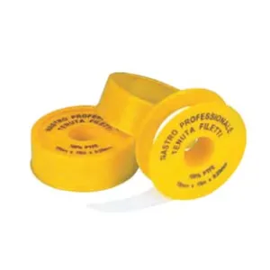 NASTRO TEFLON IN PTFE PROFESSIONALE PER GAS MM.19 MT.15 MM.0