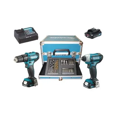 KIT TRAPANO HP333D+TRAPANO TD110D 3 BATT. LITIO 12V 2AH (CLX228SAX2)