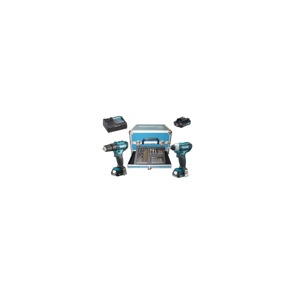 KIT TRAPANO HP333D+TRAPANO TD110D 3 BATT. LITIO 12V 2AH (CLX228SAX2)
