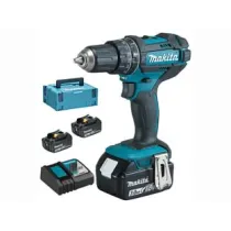 TRAPANO AVVITATORE PERCUSS. 2 VEL. 3 BATT. 18V 3AH (DHP482RF3J)