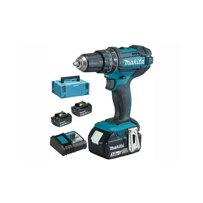 TRAPANO AVVITATORE PERCUSS. 2 VEL. 3 BATT. 18V 3AH (DHP482RF3J)
