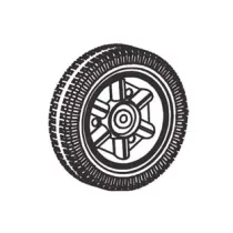 RUOTA PER BARBECUE A GAS