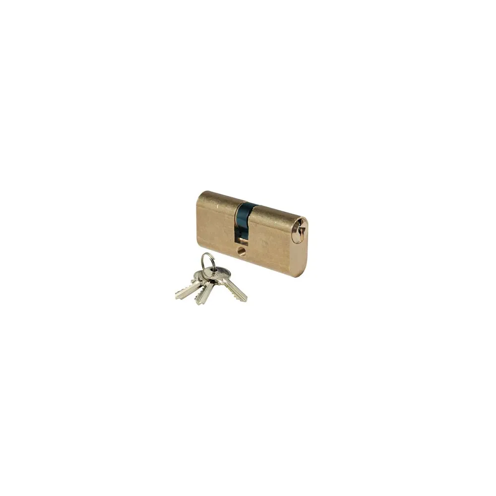 CILINDRO INFILARE OVALE OTTONE LUCIDO 2302