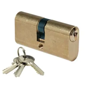 CILINDRO INFILARE OVALE OTTONE LUCIDO 2302