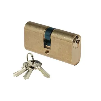 CILINDRO INFILARE OVALE OTTONE LUCIDO 2302