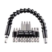 SET BIT PER AVVITARE CON ALBERINO FLESSIBILE MM.300 PZ.11