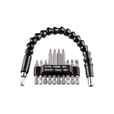 SET BIT PER AVVITARE CON ALBERINO FLESSIBILE MM.300 PZ.11