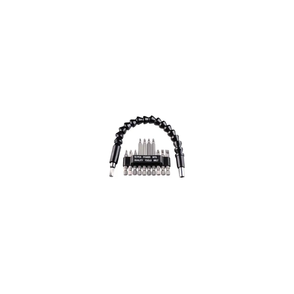 SET BIT PER AVVITARE CON ALBERINO FLESSIBILE MM.300 PZ.11