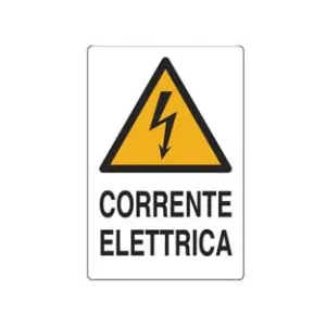 CARTELLO "CORRENTE ELETTRICA"