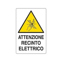 CARTELLO "ATTENZIONE RECINTO ELETTRICO"