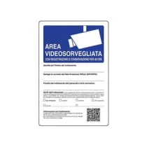 CARTELLO "AREA VIDEOSORVEGLIATA DATI CONSERVATI 48H"