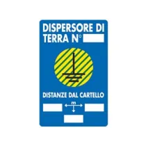 CARTELLO "DISPERSORE DI TERRA"
