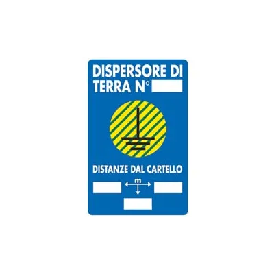 CARTELLO "DISPERSORE DI TERRA"