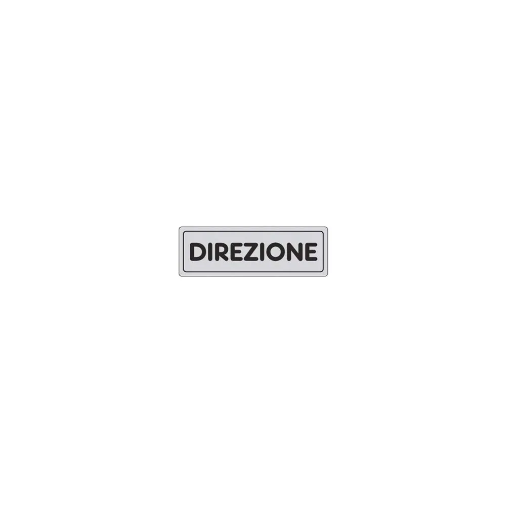 TARGHETTA ADESIVA "DIREZIONE"