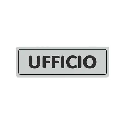 TARGHETTA ADESIVA "UFFICIO"