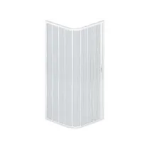 BOX DOCCIA 'LUNA' AD ANGOLO 1 PORTA ESTENSIBILE IN PVC